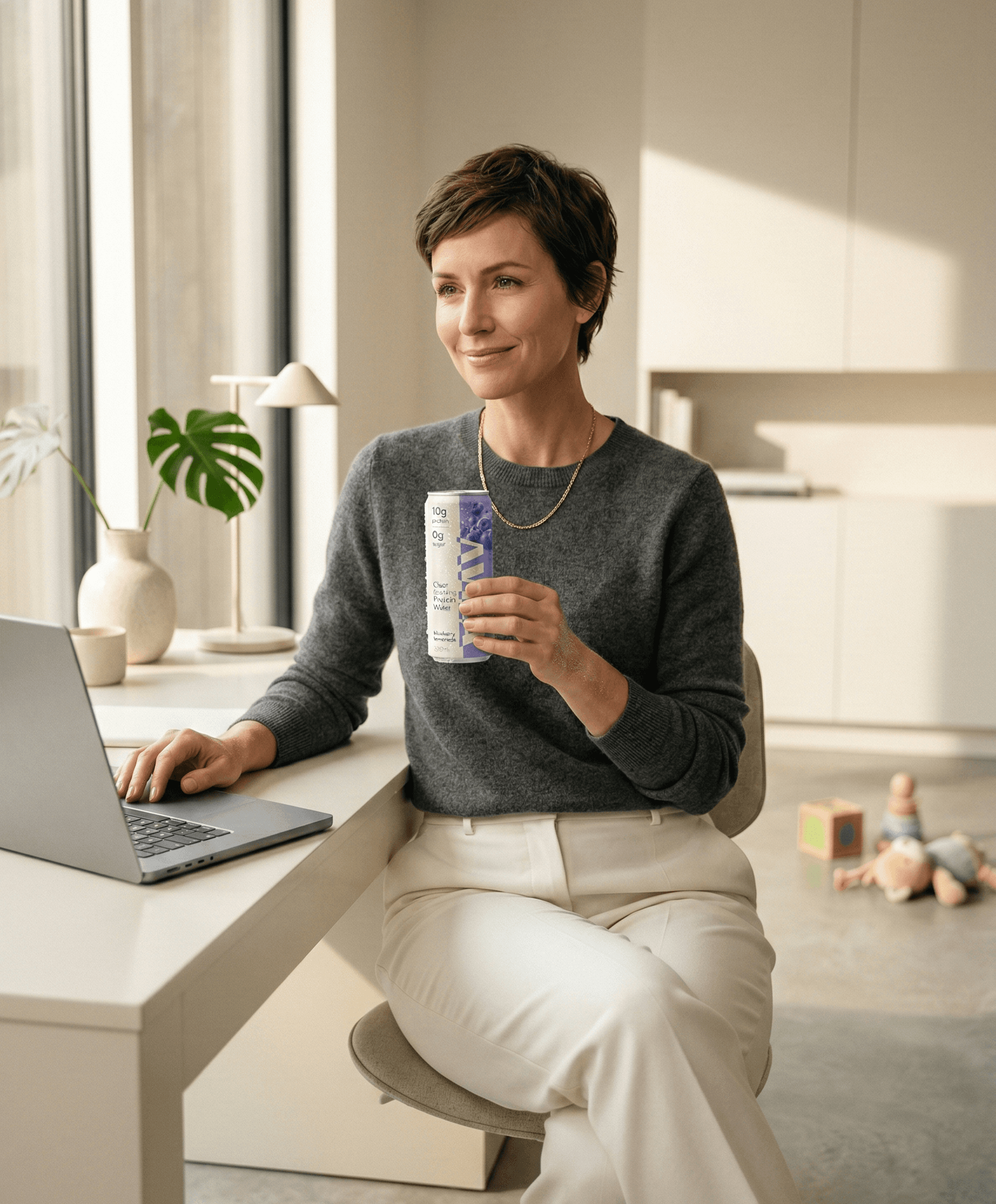 Woman enjoying AVILA for a 3PM pick-me-up